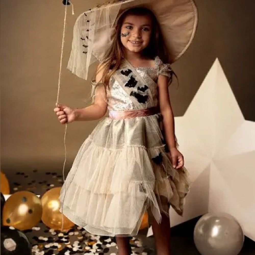 Chasing Fireflies Batty Ballerina Witch Costume size 8